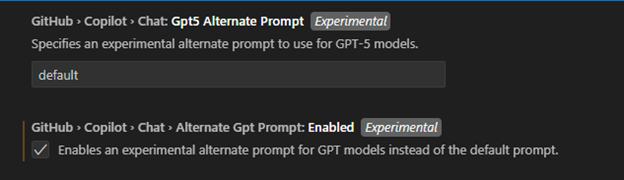 GPT-5 Settings