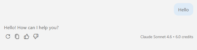 Hello prompt to an overloaded agent