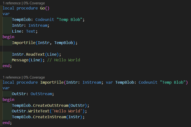 Reading from a parameter blob with InStream